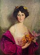 Philip Alexius de Laszlo Portrait of Winifred Anna Cavendish-Bentinck painting